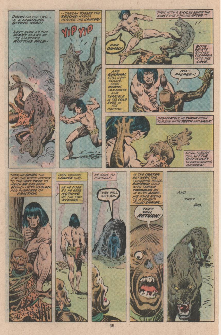 Read online Tarzan (1977) comic -  Issue # _Annual 1 - 34