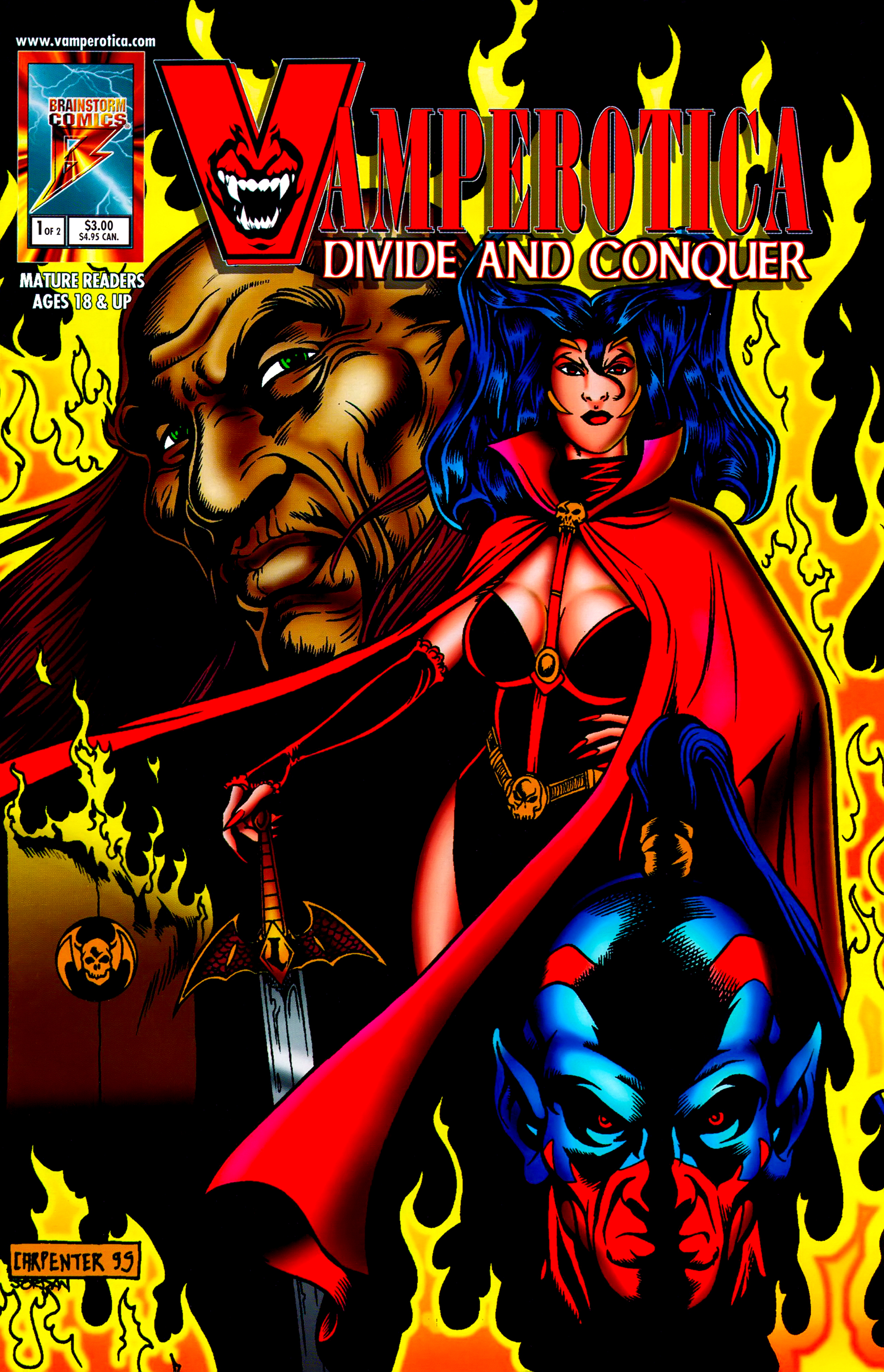 Read online Vamperotica: Divide And Conquer comic -  Issue #1 - 1