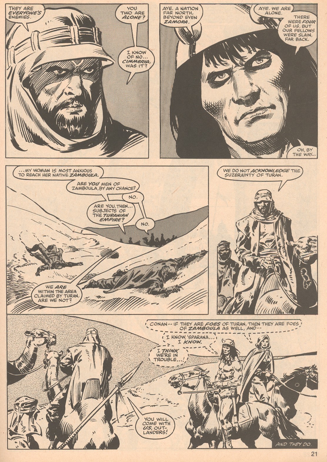 The Savage Sword Of Conan issue 57 - Page 21