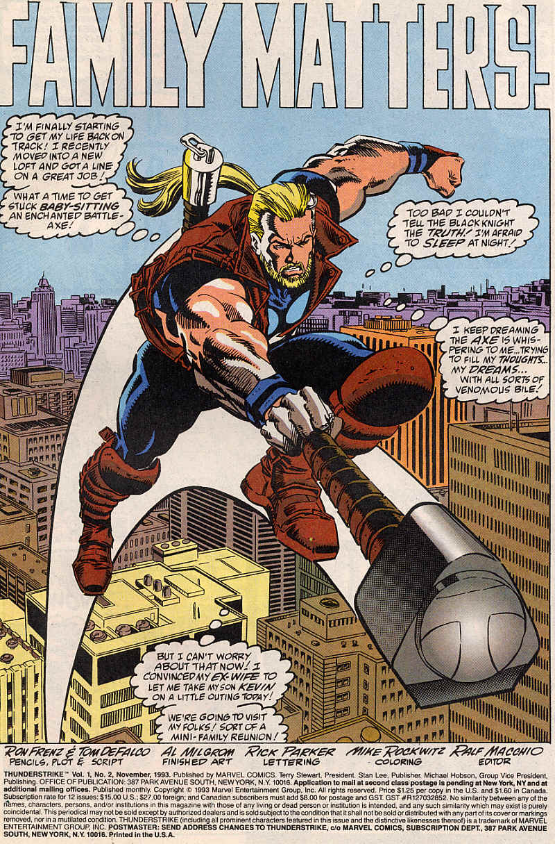 Read online Thunderstrike (1993) comic -  Issue #2 - 4