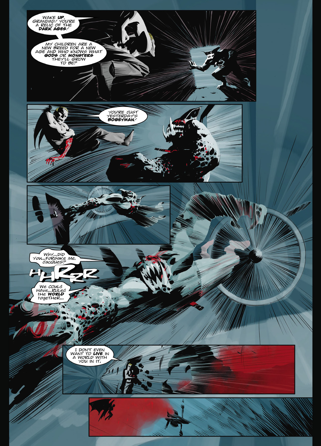 Read online Tharg's Terror Tales Presents Necronauts & A Love Like Blood comic -  Issue # TPB - 95