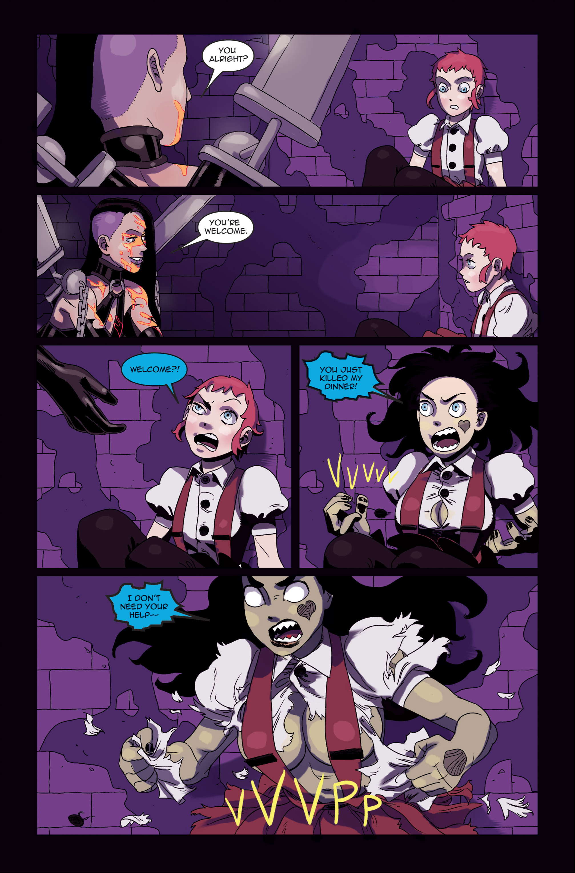 Read online Zombie Tramp vs: Vampblade comic -  Issue #1 - 11