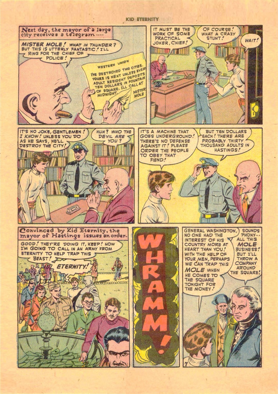 Read online Kid Eternity (1946) comic -  Issue #8 - 9