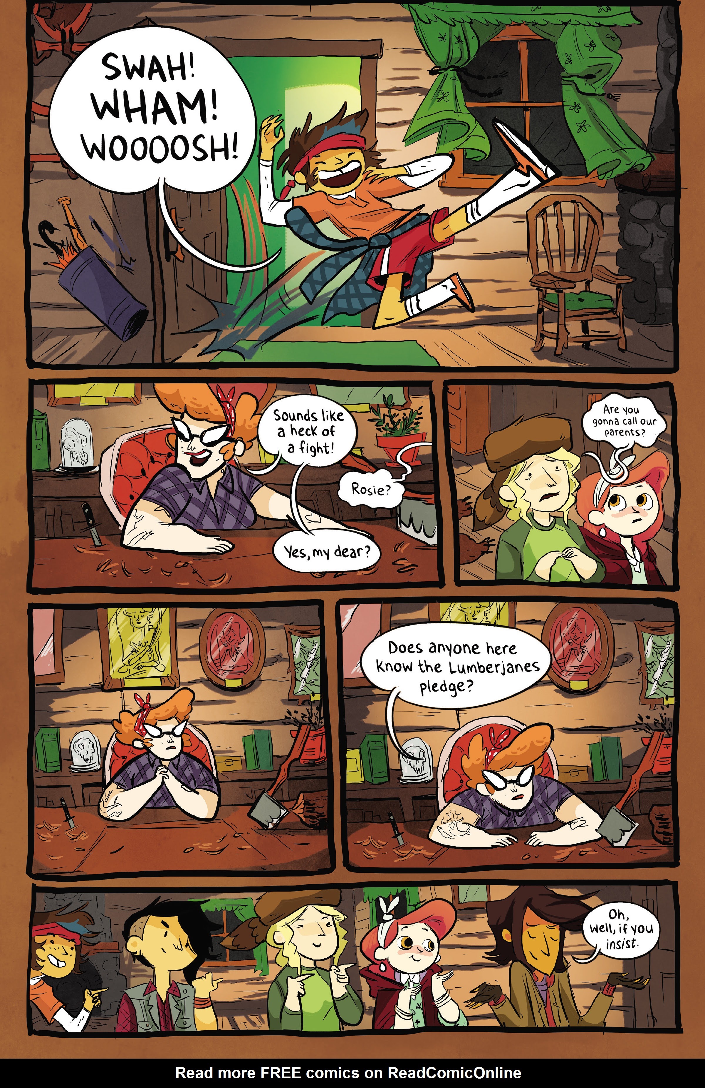 Read online Lumberjanes: The Infernal Compass comic -  Issue # TPB - 121