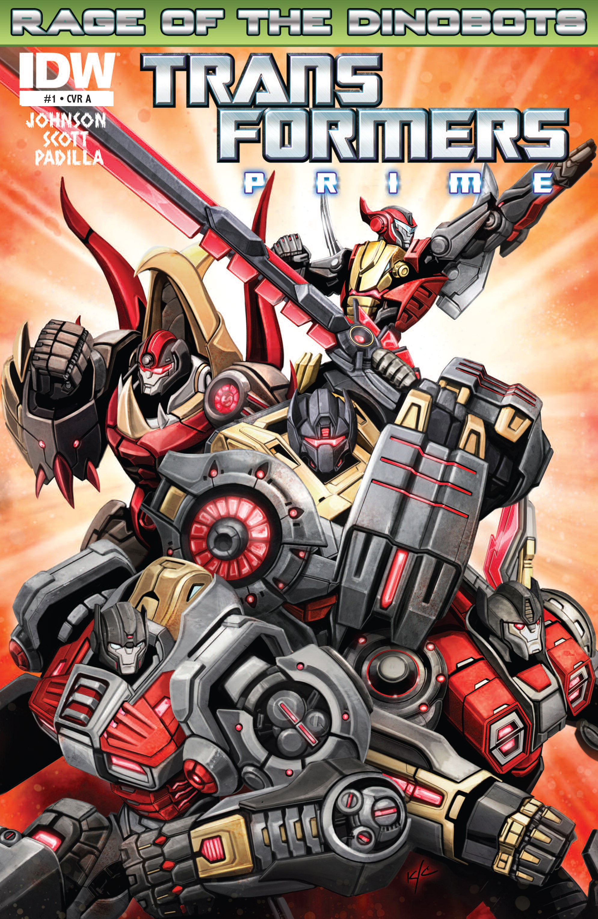 Read online The Transformers Prime: Rage of the Dinobots comic -  Issue #1 - 1