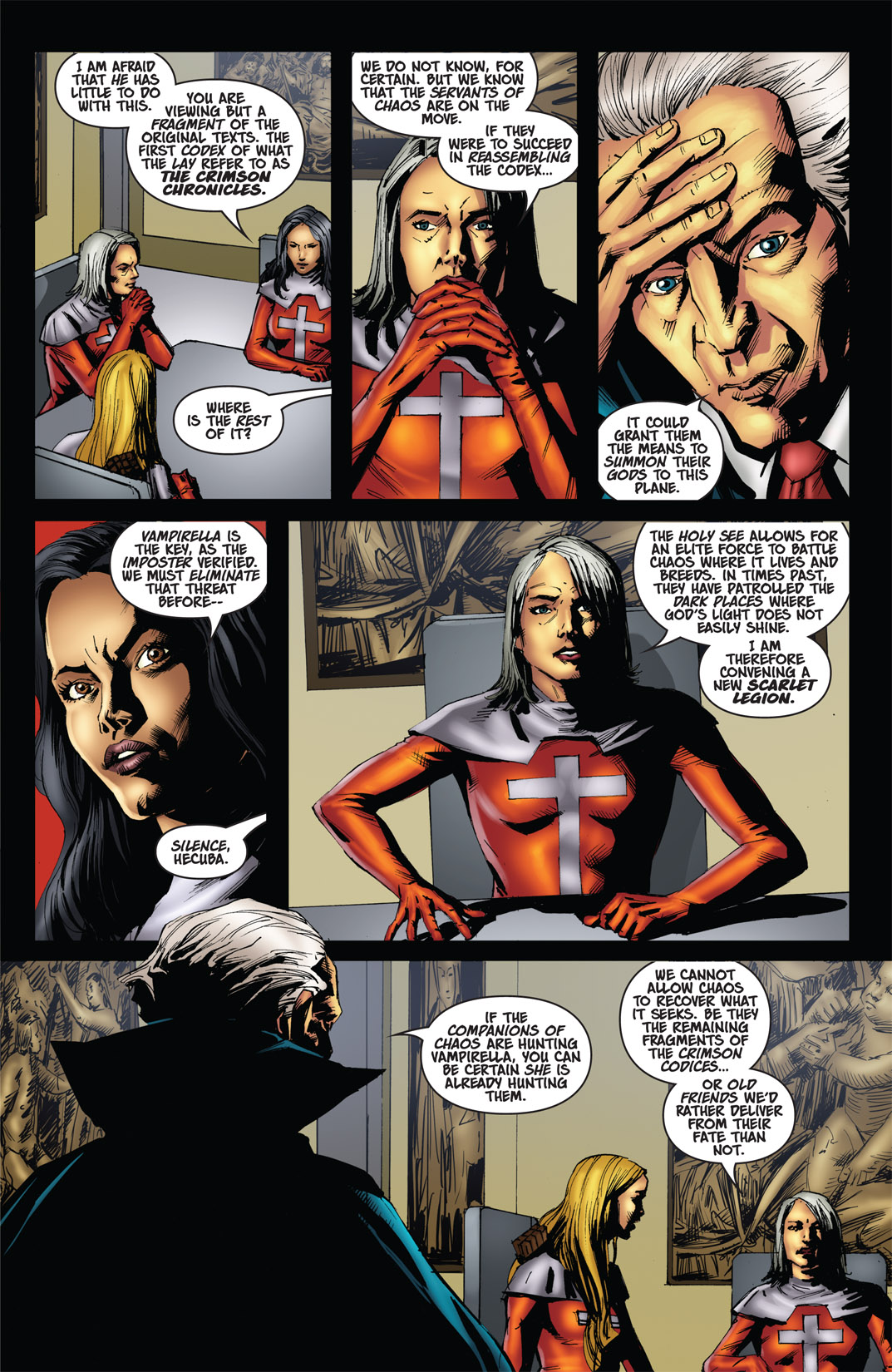 Read online Vampirella and the Scarlet Legion comic -  Issue # TPB - 19