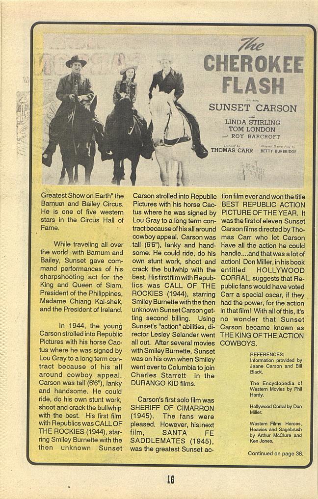 Read online Great American Western Presents: Sunset Carson comic -  Issue # Full - 18