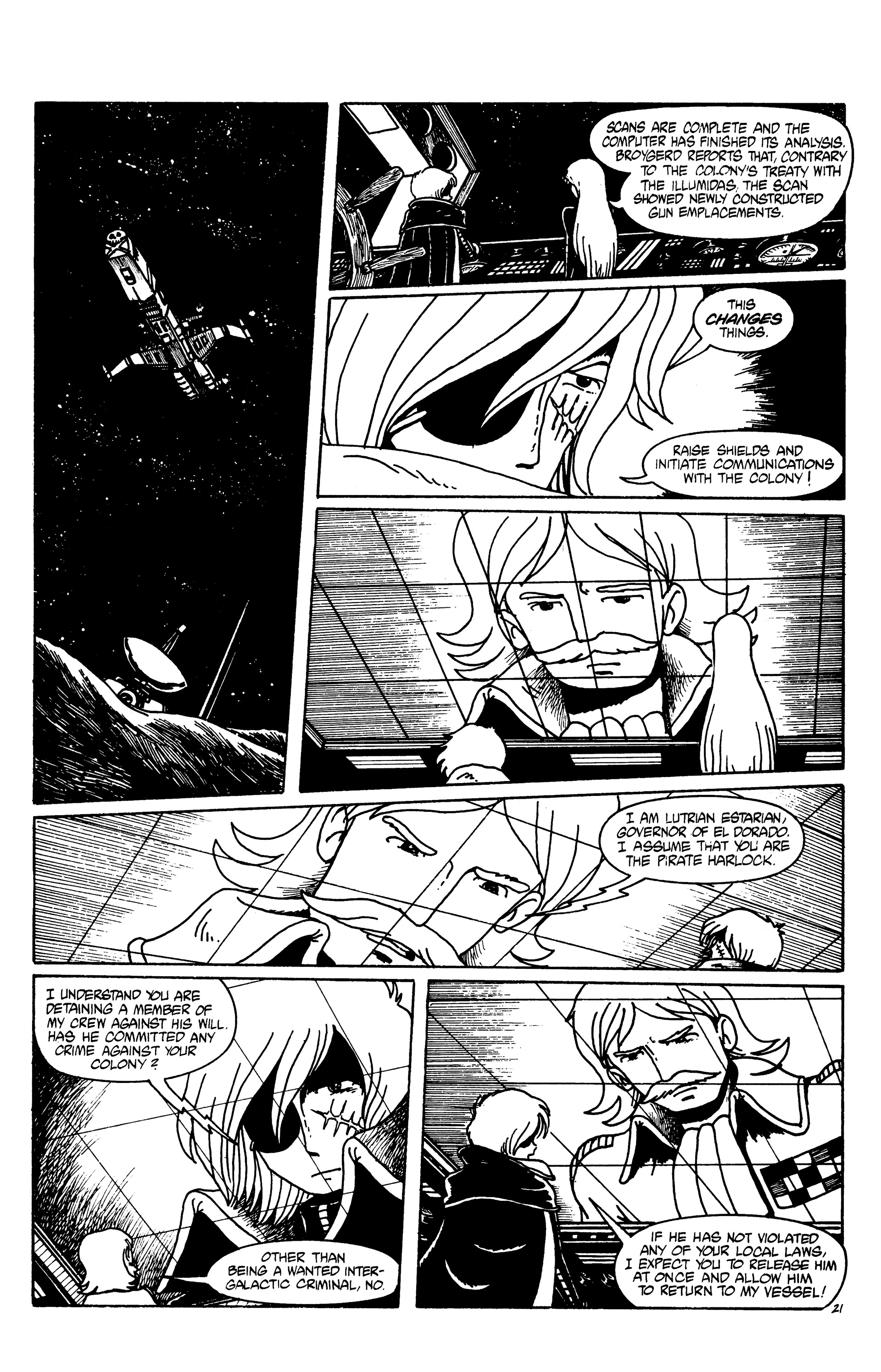 Read online Captain Harlock comic -  Issue #8 - 27