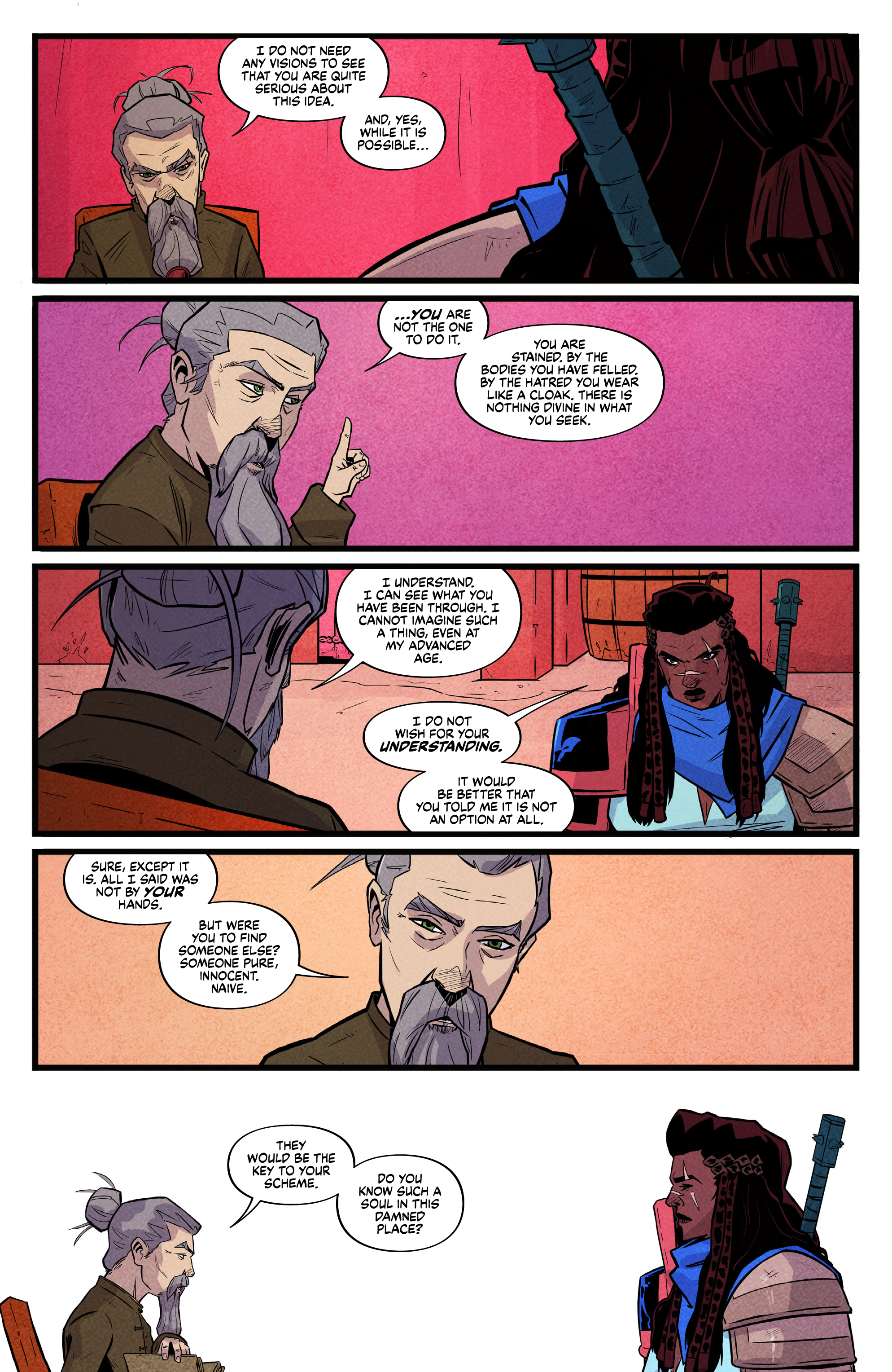 Read online Godfell comic -  Issue #3 - 17