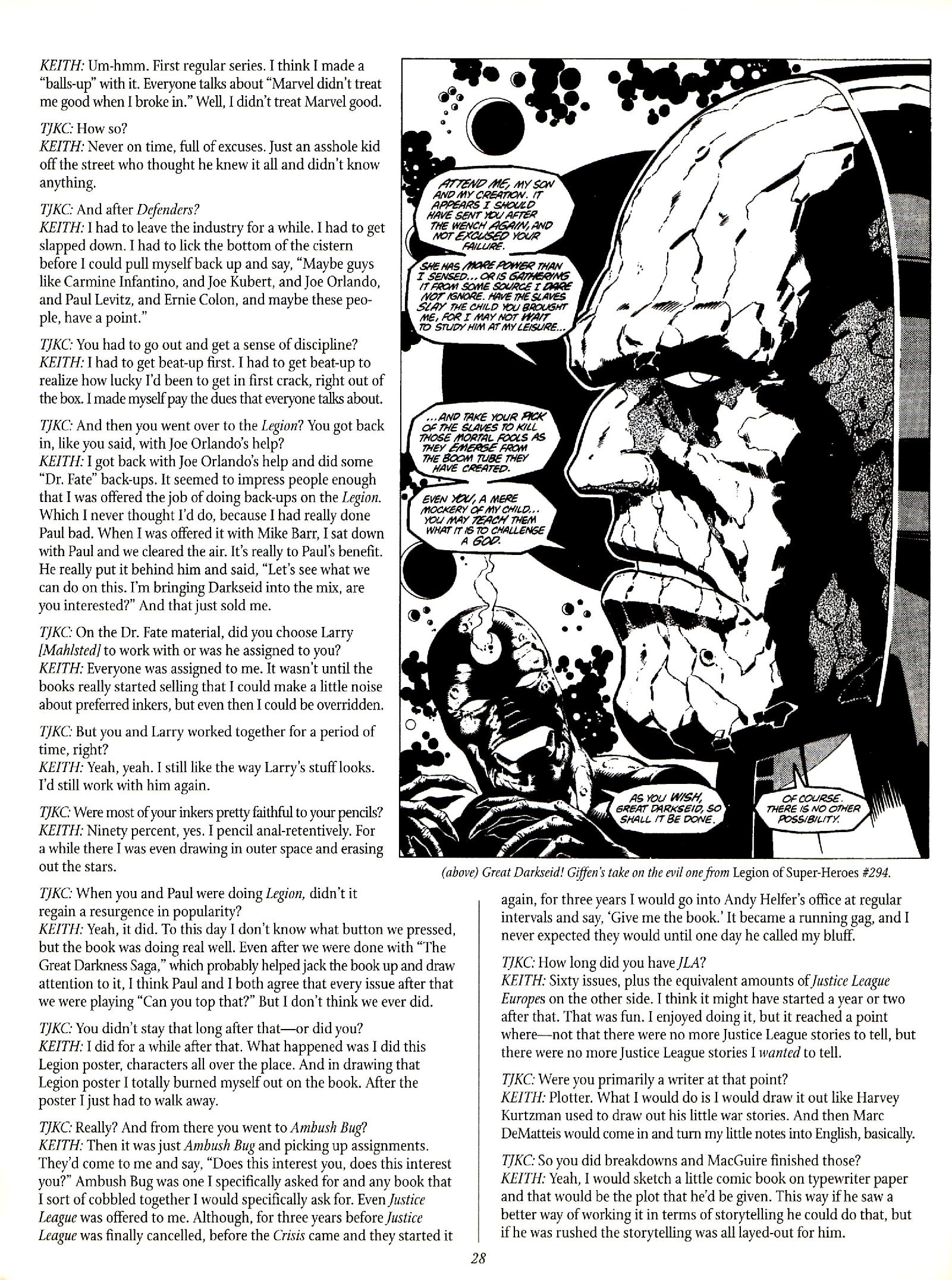 Read online The Jack Kirby Collector comic -  Issue #29 - 28