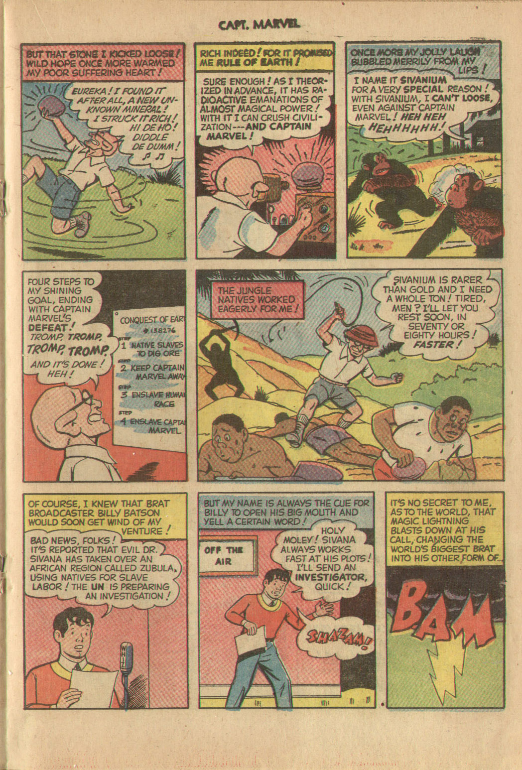 Read online Captain Marvel Adventures comic -  Issue #150 - 19