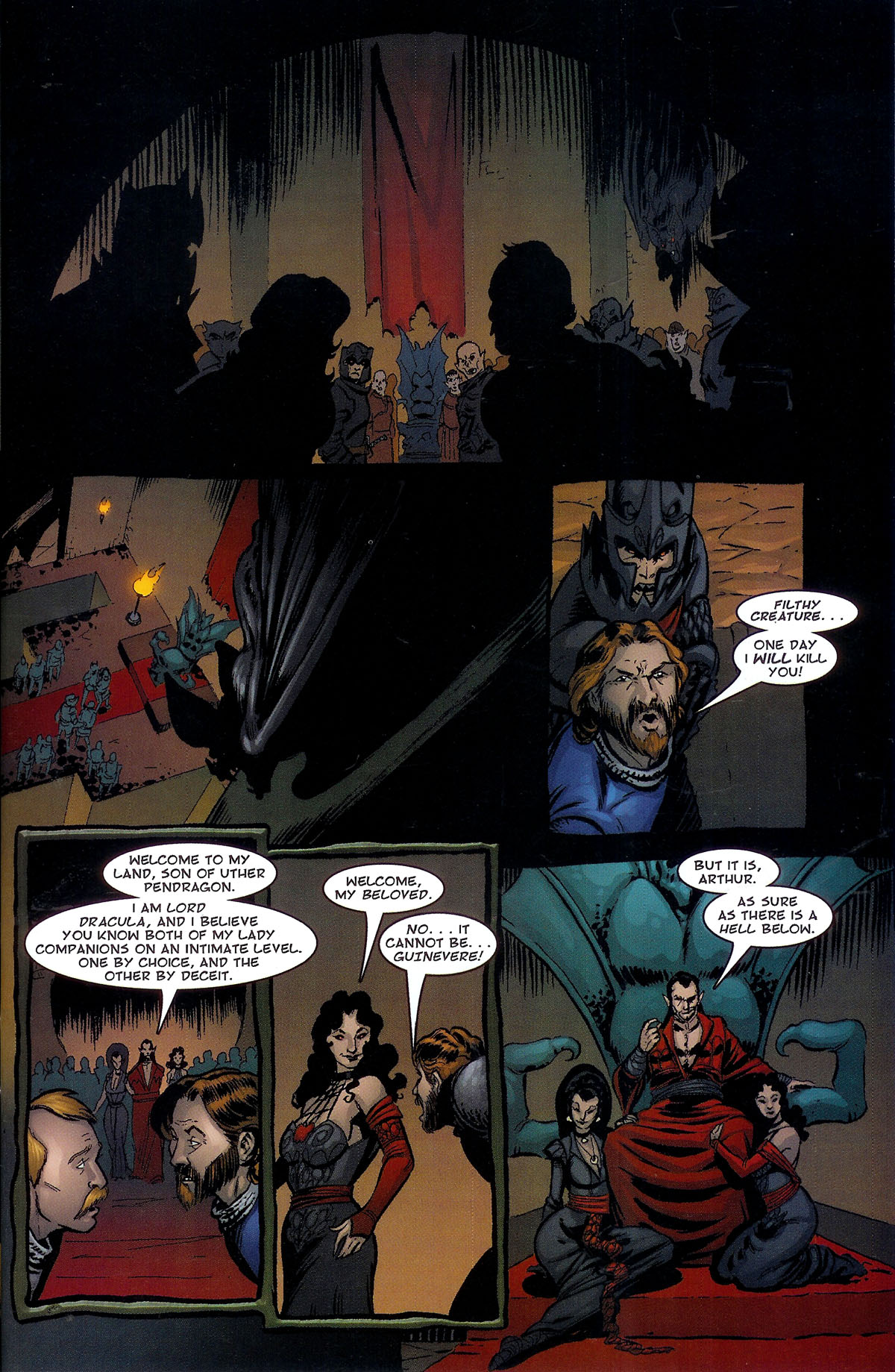 Read online Dracula vs King Arthur comic -  Issue #3 - 31