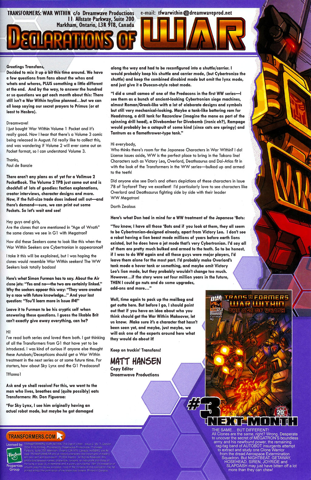 Read online Transformers War Within: "The Age of Wrath" comic -  Issue #2 - 23