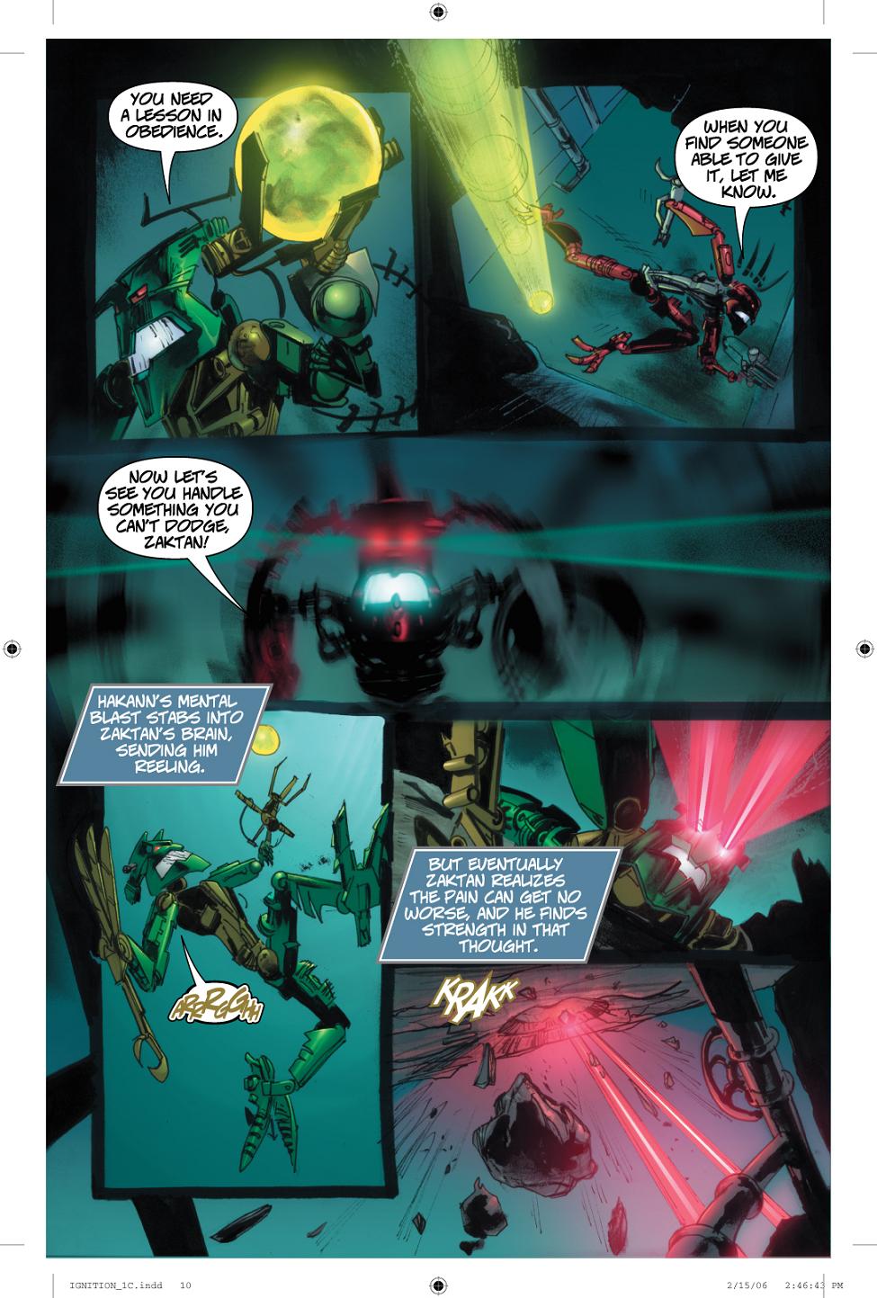 Read online Bionicle: Ignition comic -  Issue #1 - 9