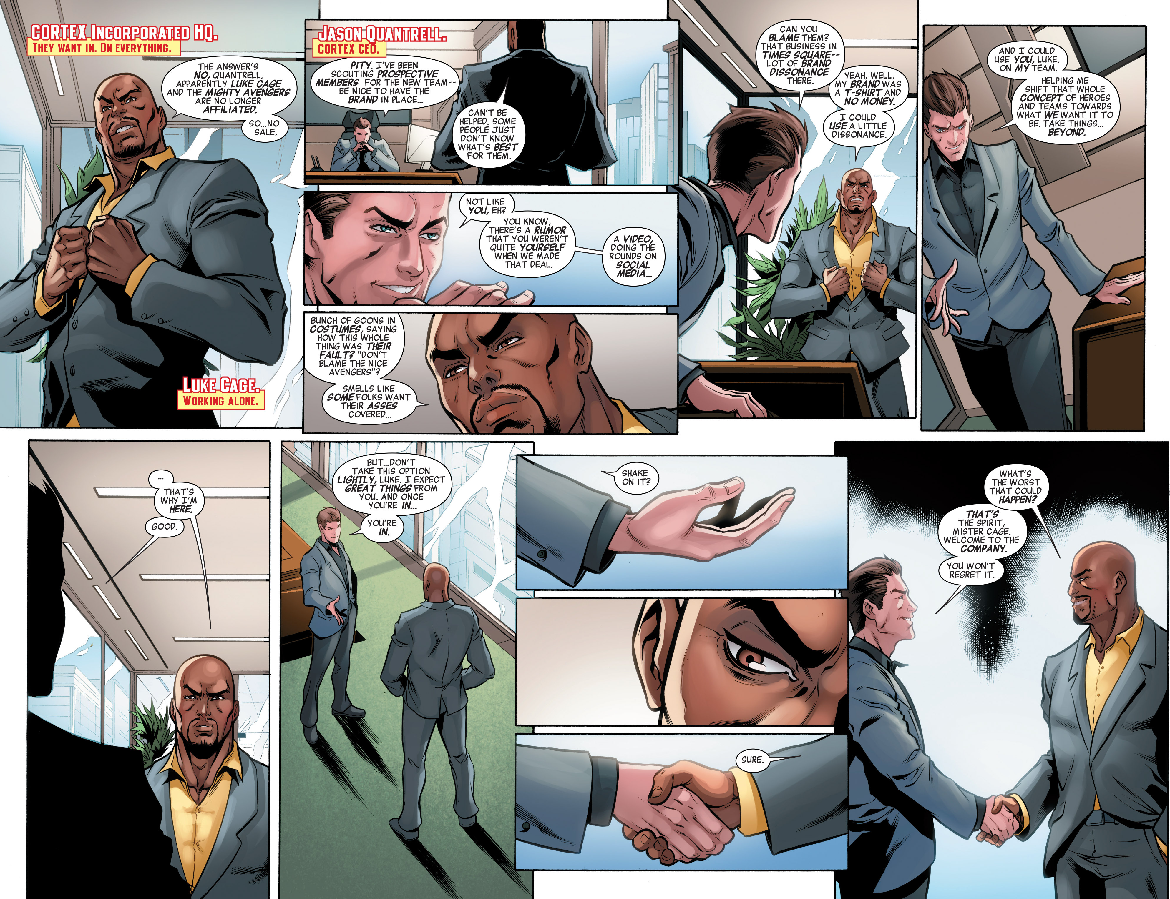 Read online Captain America and the Mighty Avengers comic -  Issue #4 - 6