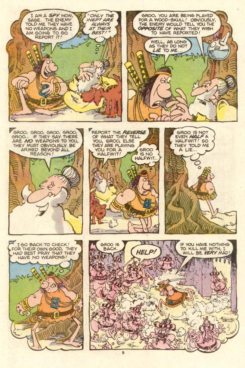 Read online Sergio Aragonés Groo the Wanderer comic -  Issue #27 - 9