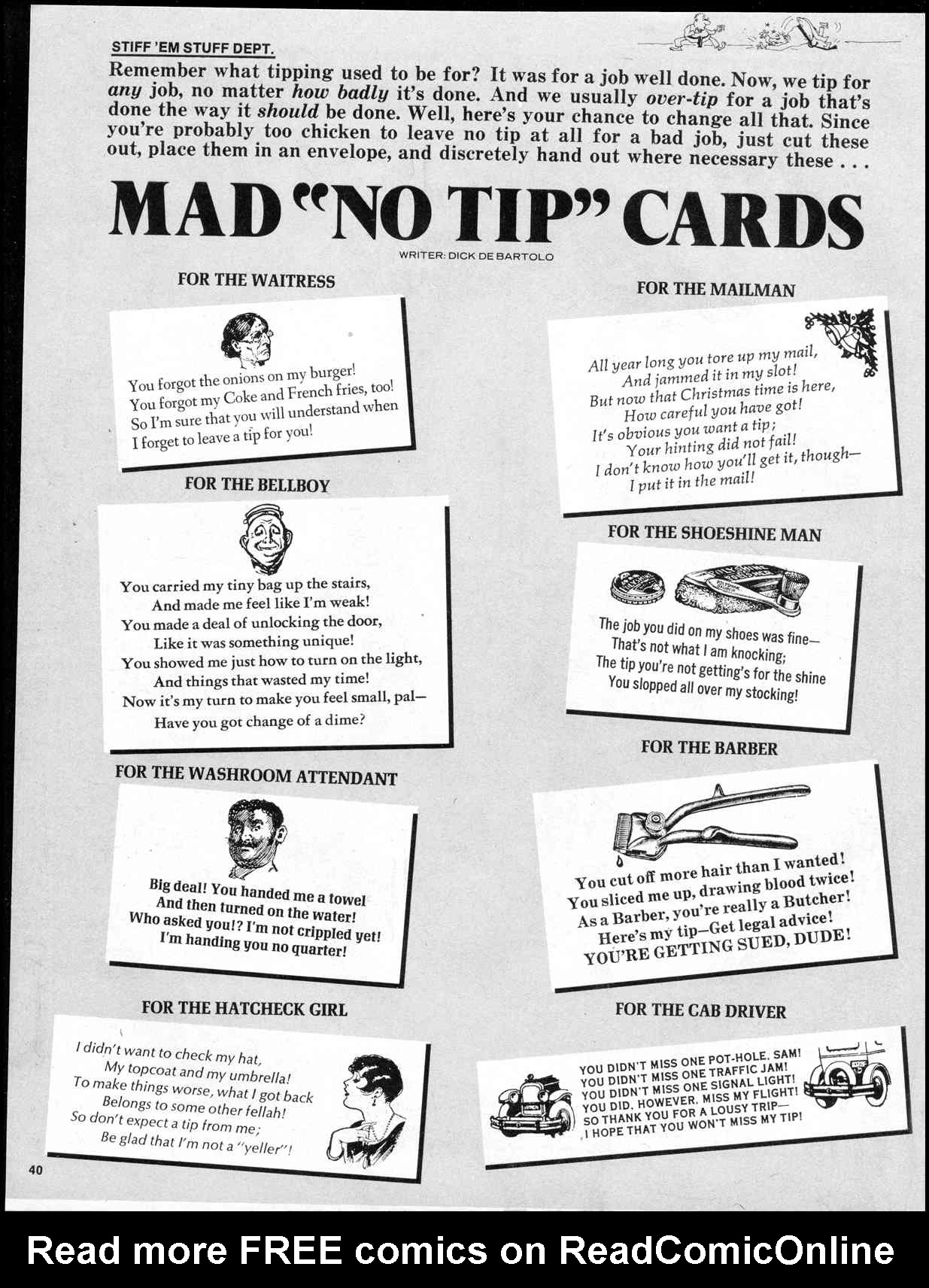 Read online MAD comic -  Issue #215 - 42