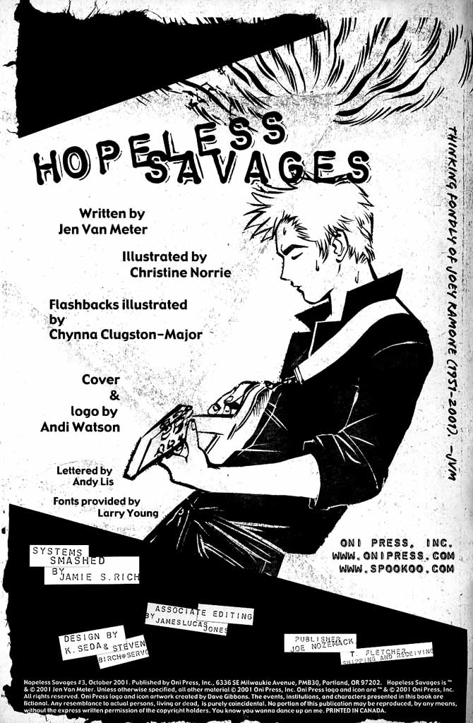Read online Hopeless Savages comic -  Issue #3 - 2