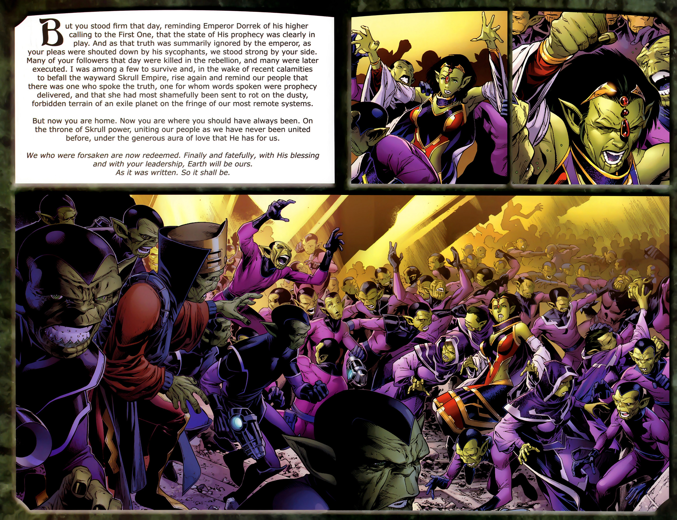 Read online Skrulls! comic -  Issue # Full - 4