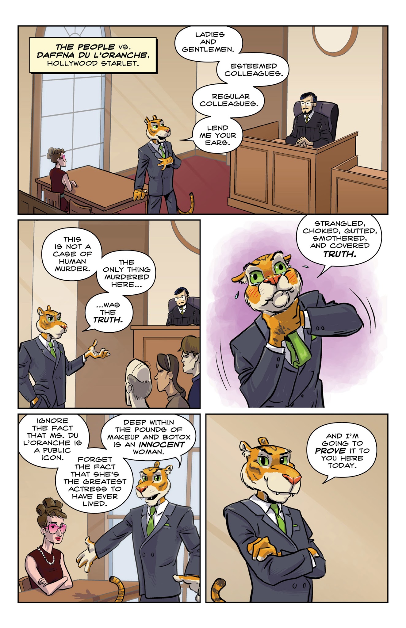 Read online Tiger Lawyer comic -  Issue #2 - 4