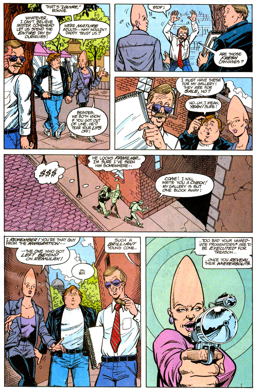 Read online Coneheads comic -  Issue #4 - 8