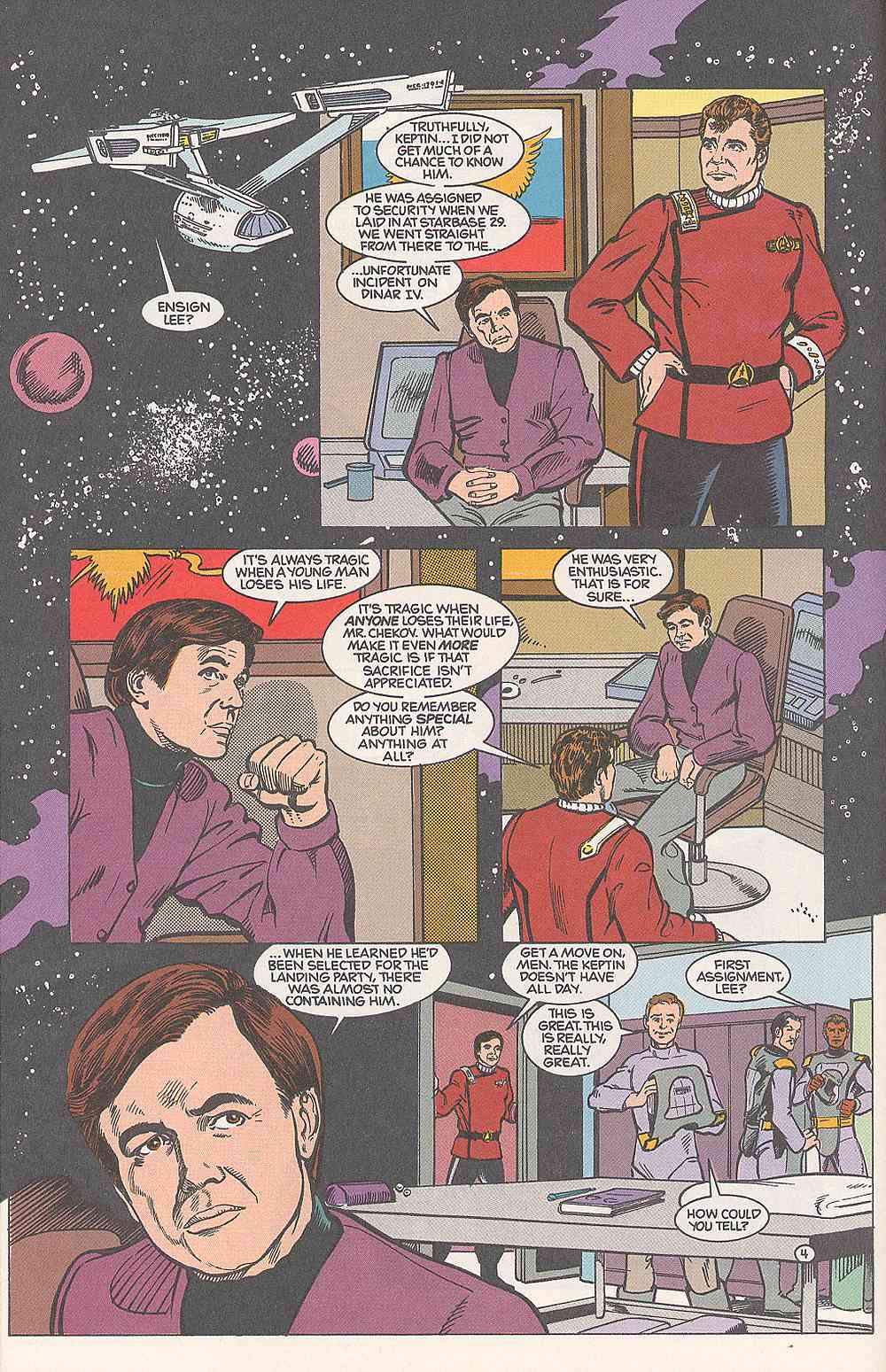 Read online Star Trek (1989) comic -  Issue #19 - 5