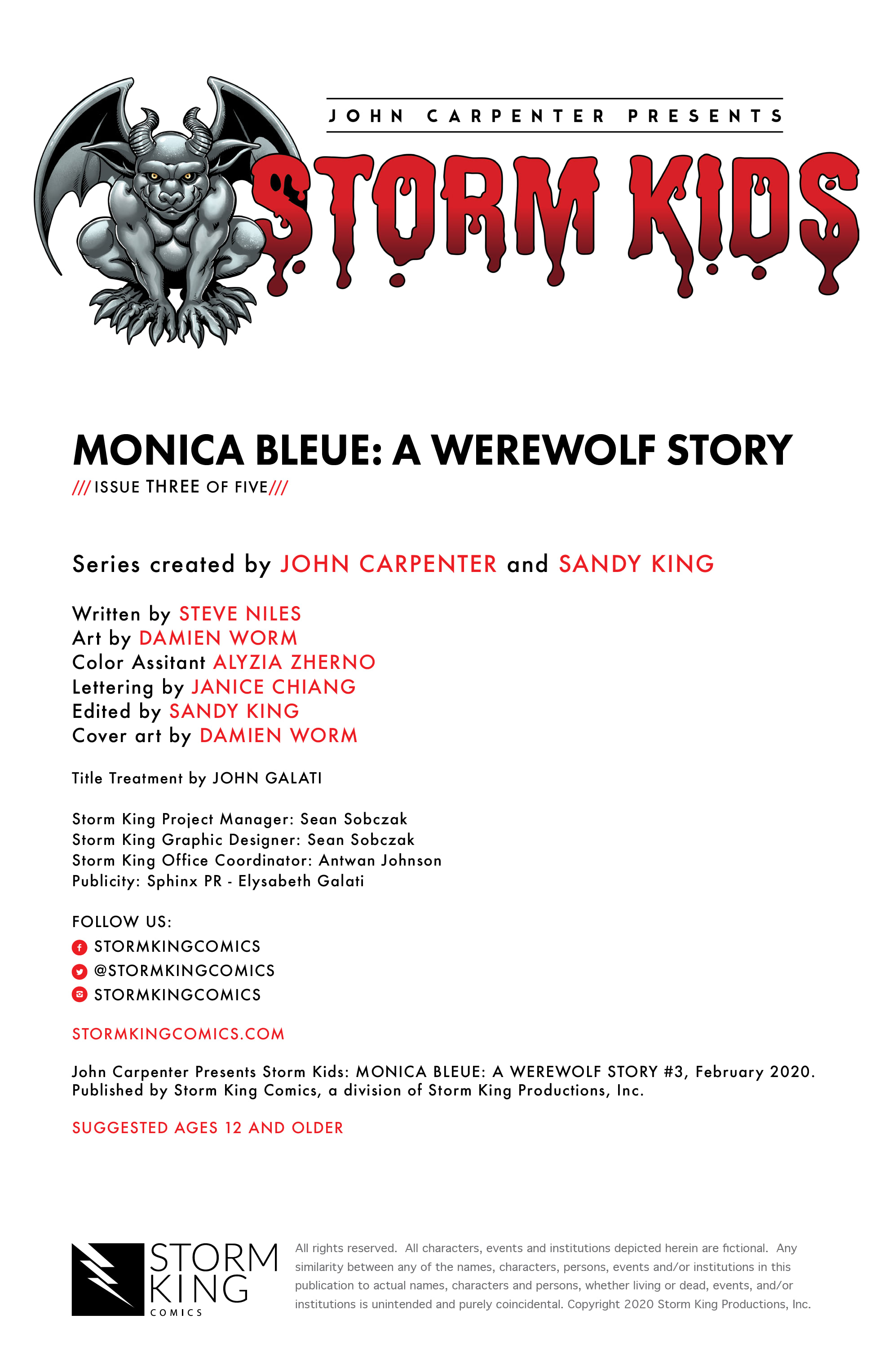 Read online John Carpenter Presents Storm Kids: Monica Bleue: A Werewolf Story comic -  Issue #3 - 2