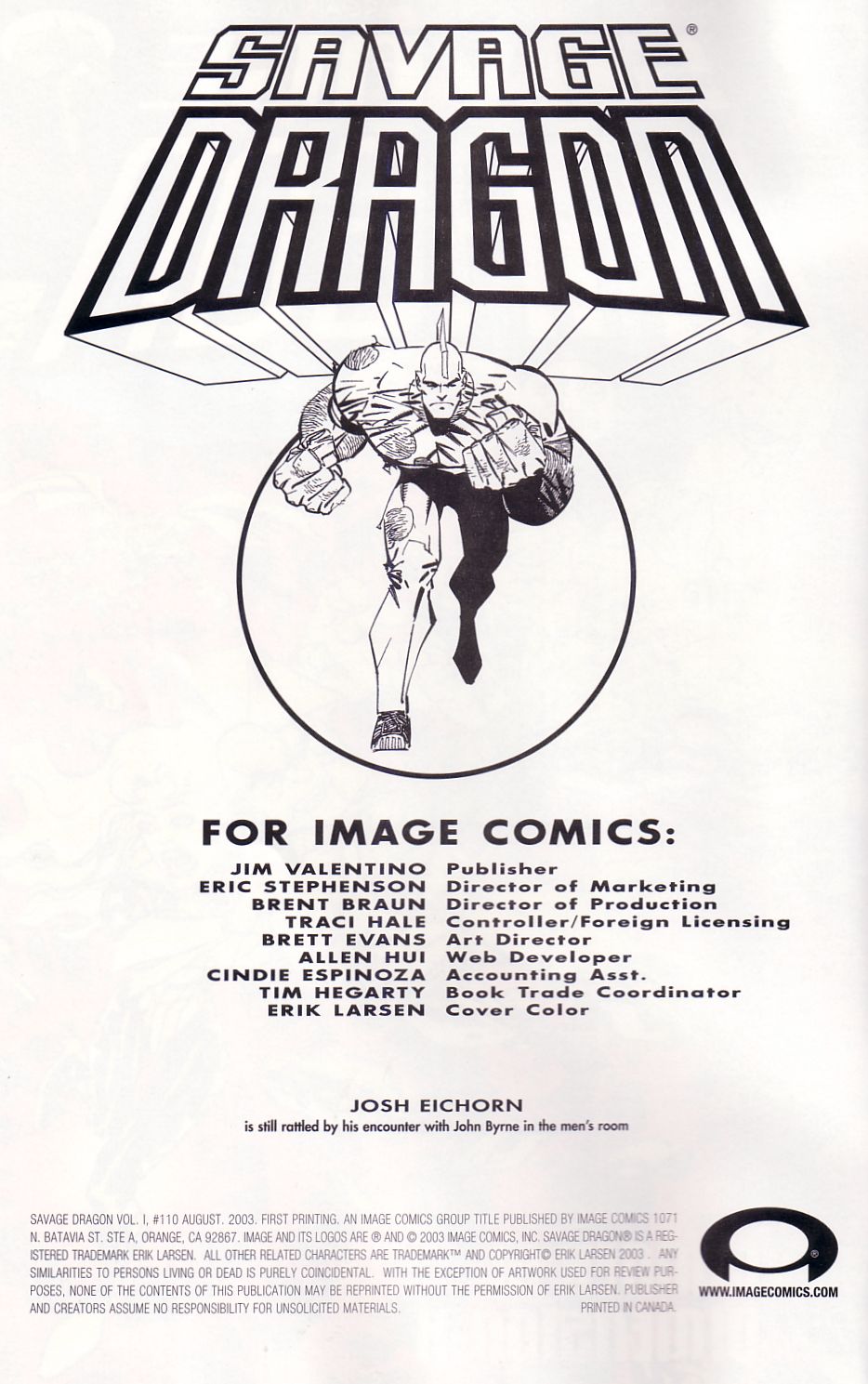 Read online The Savage Dragon (1993) comic -  Issue #110 - 2