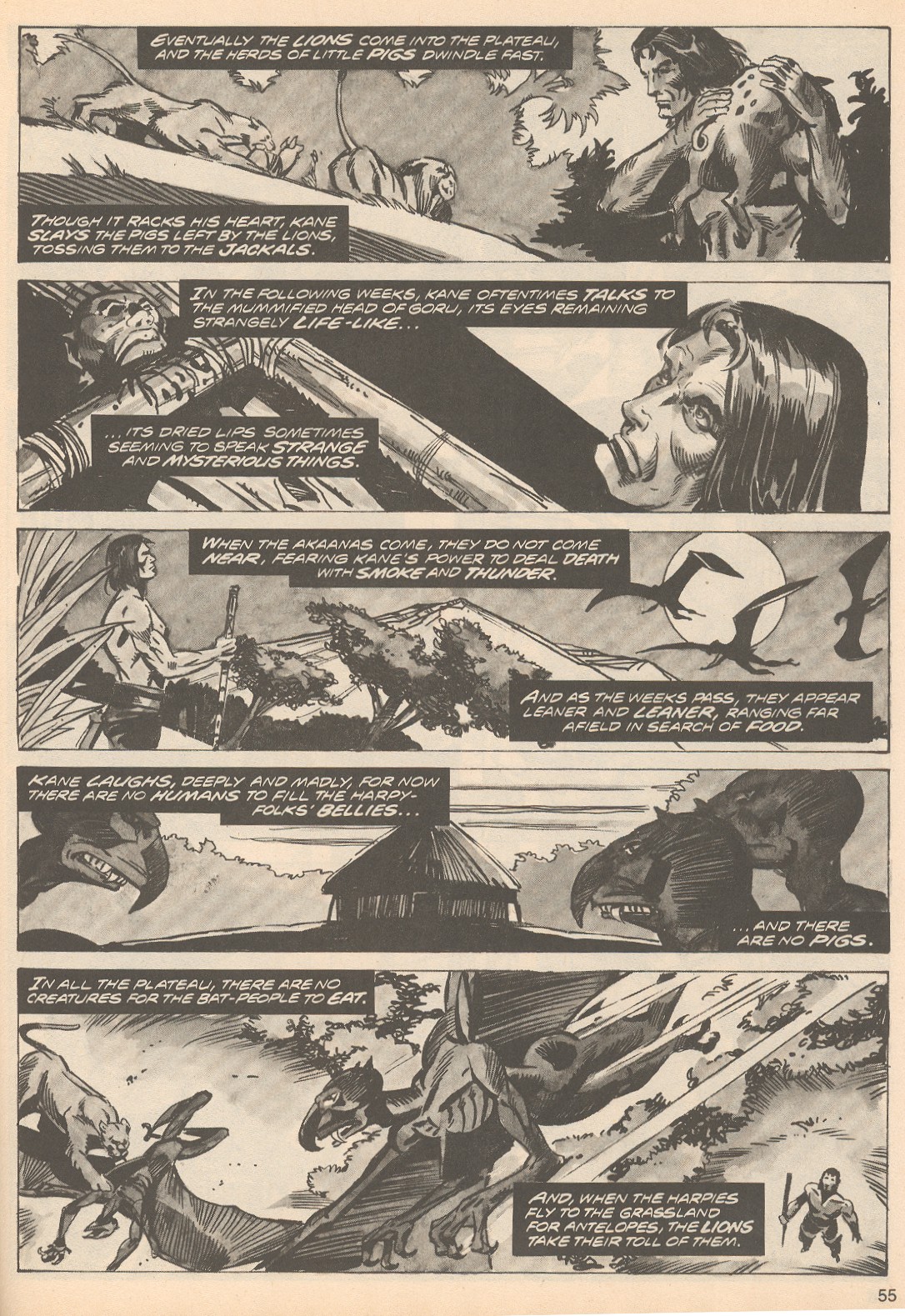 Read online The Savage Sword Of Conan comic -  Issue #54 - 55