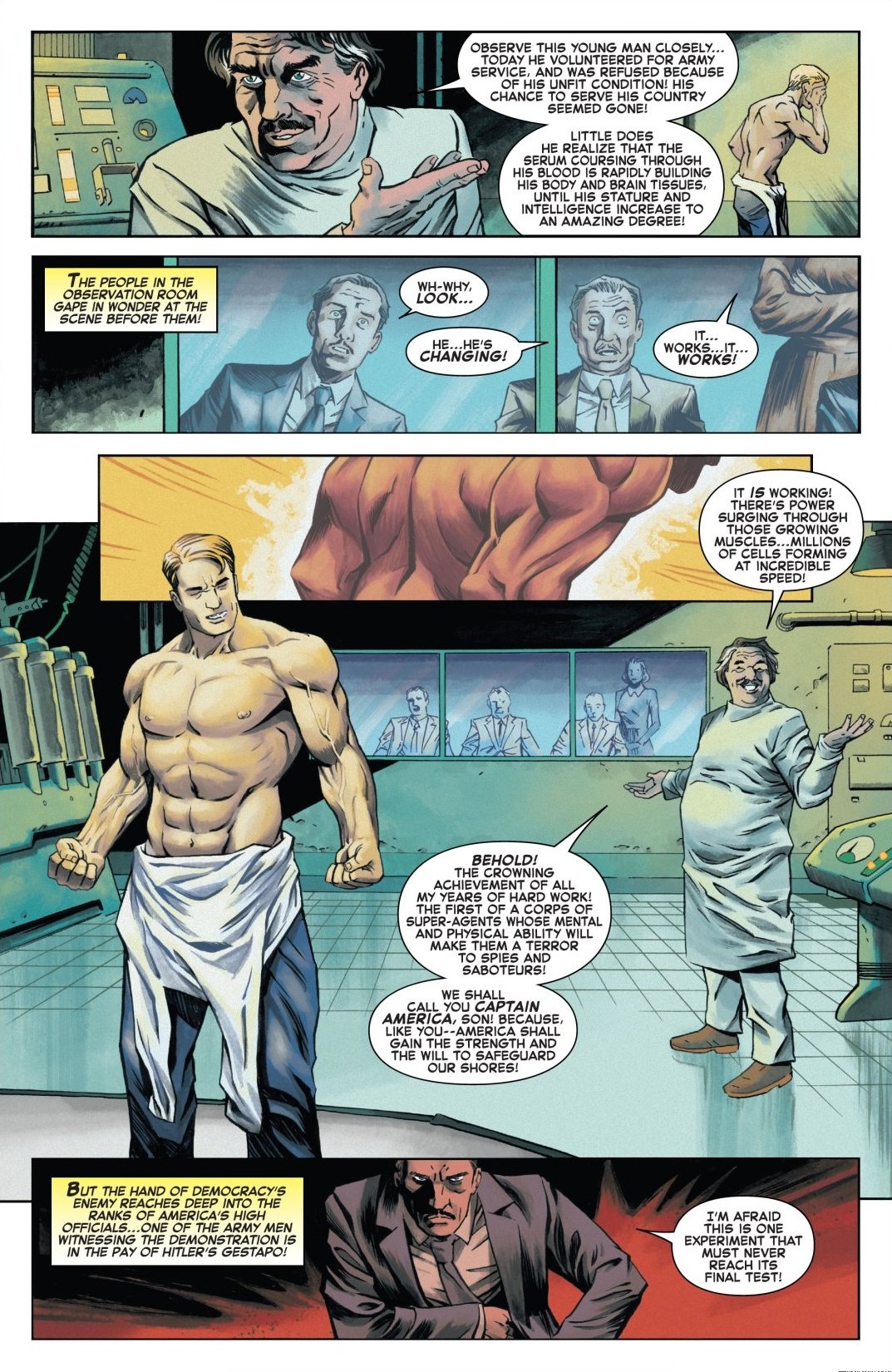 Read online Captain America Anniversary Tribute comic -  Issue # Full - 8