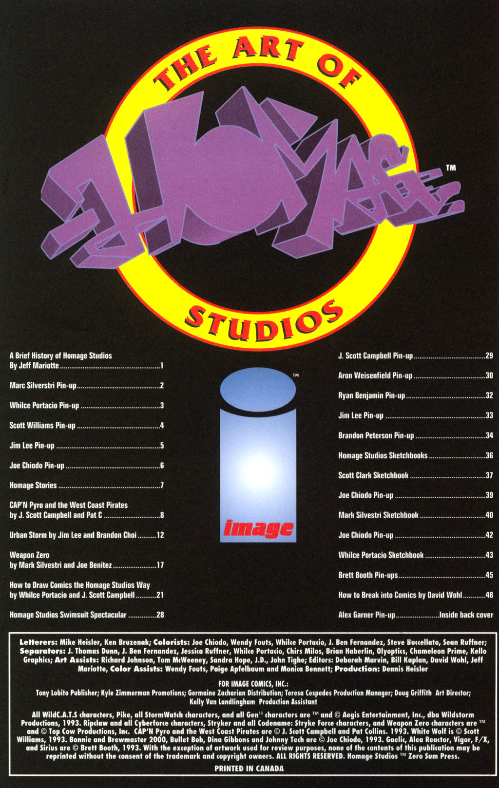Read online The Art Of Homage Studios comic -  Issue # Full - 2