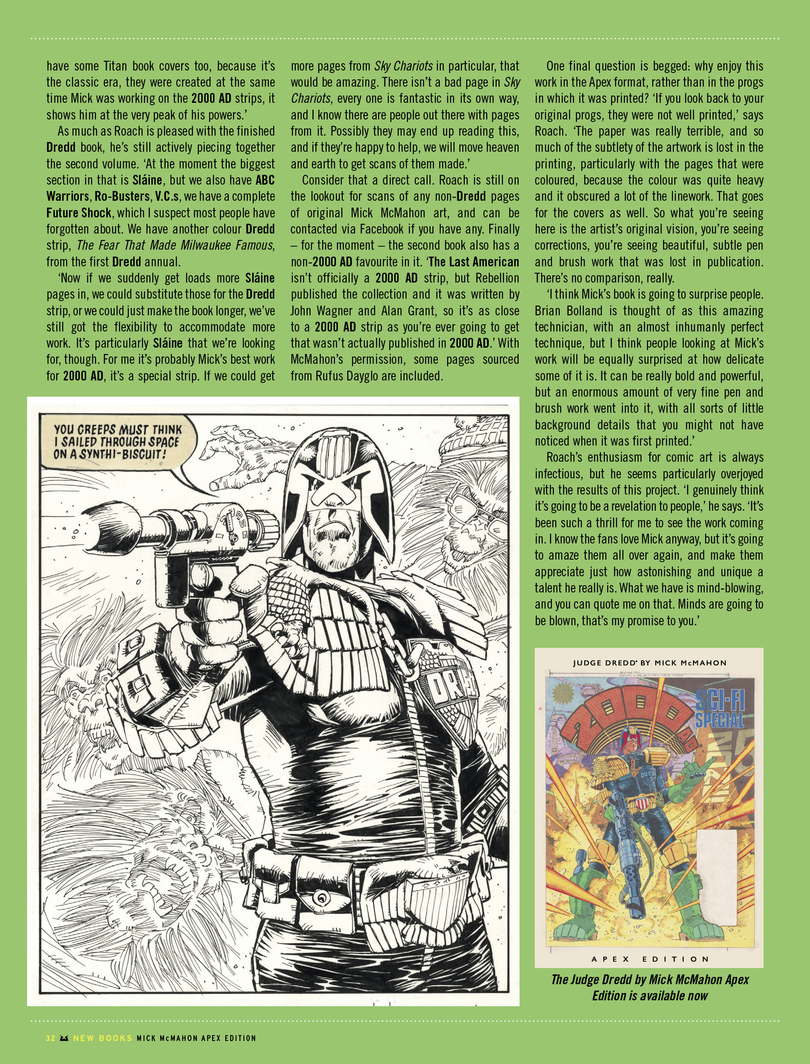 Read online Judge Dredd Megazine (Vol. 5) comic -  Issue #450 - 32