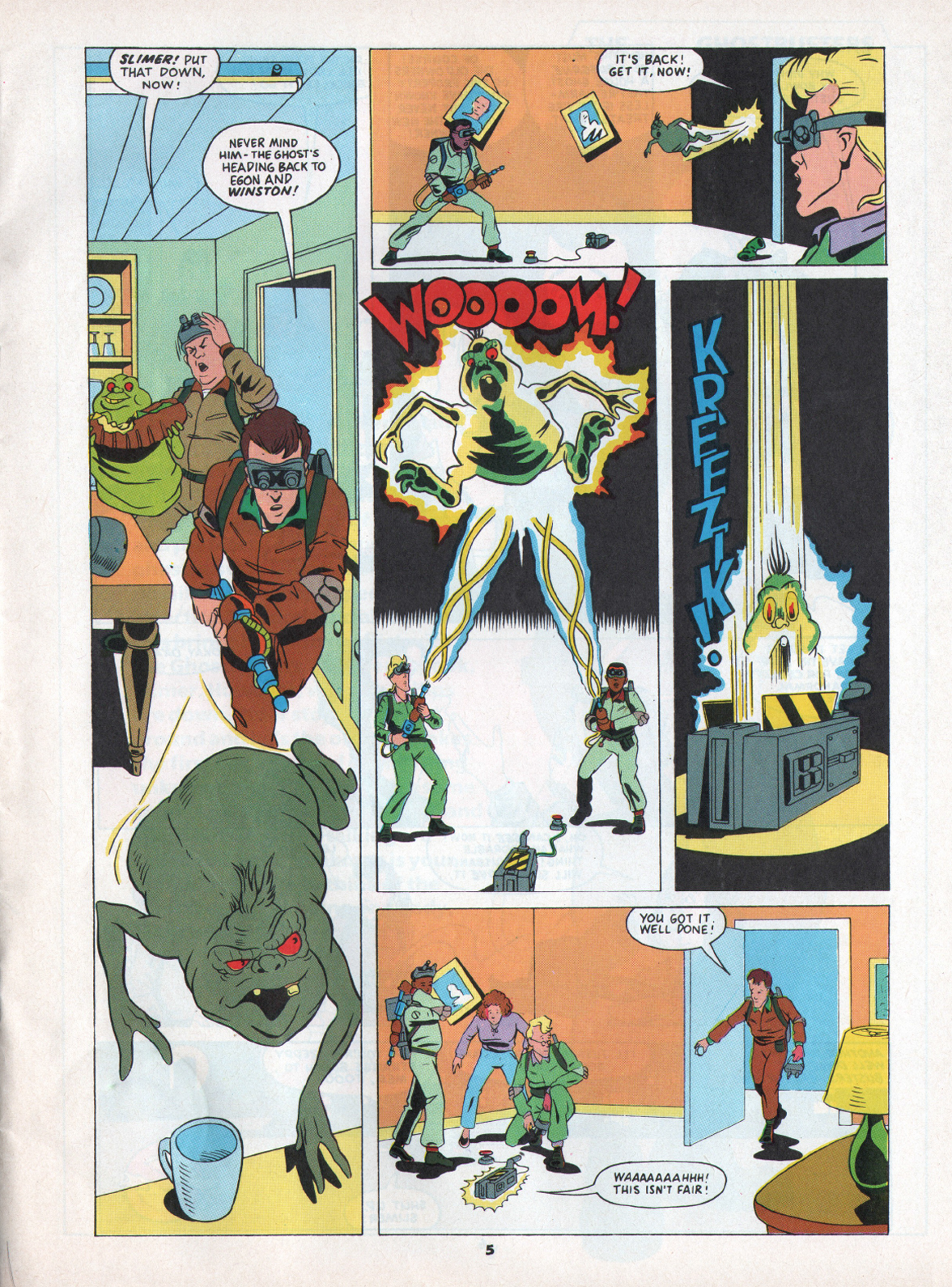Read online The Real Ghostbusters comic -  Issue #1 - 5