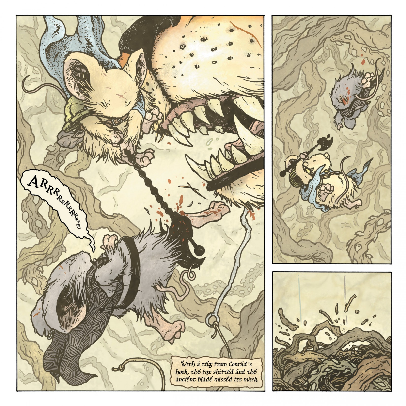 Read online Mouse Guard: The Black Axe comic -  Issue #4 - 18