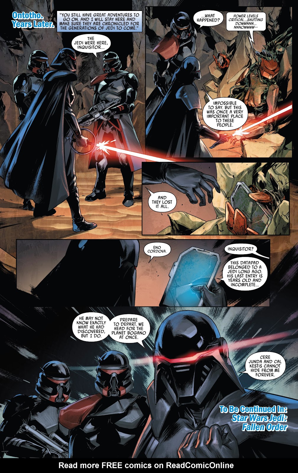 Star Wars: Jedi Fallen Order–Dark Temple issue 5 - Page 22