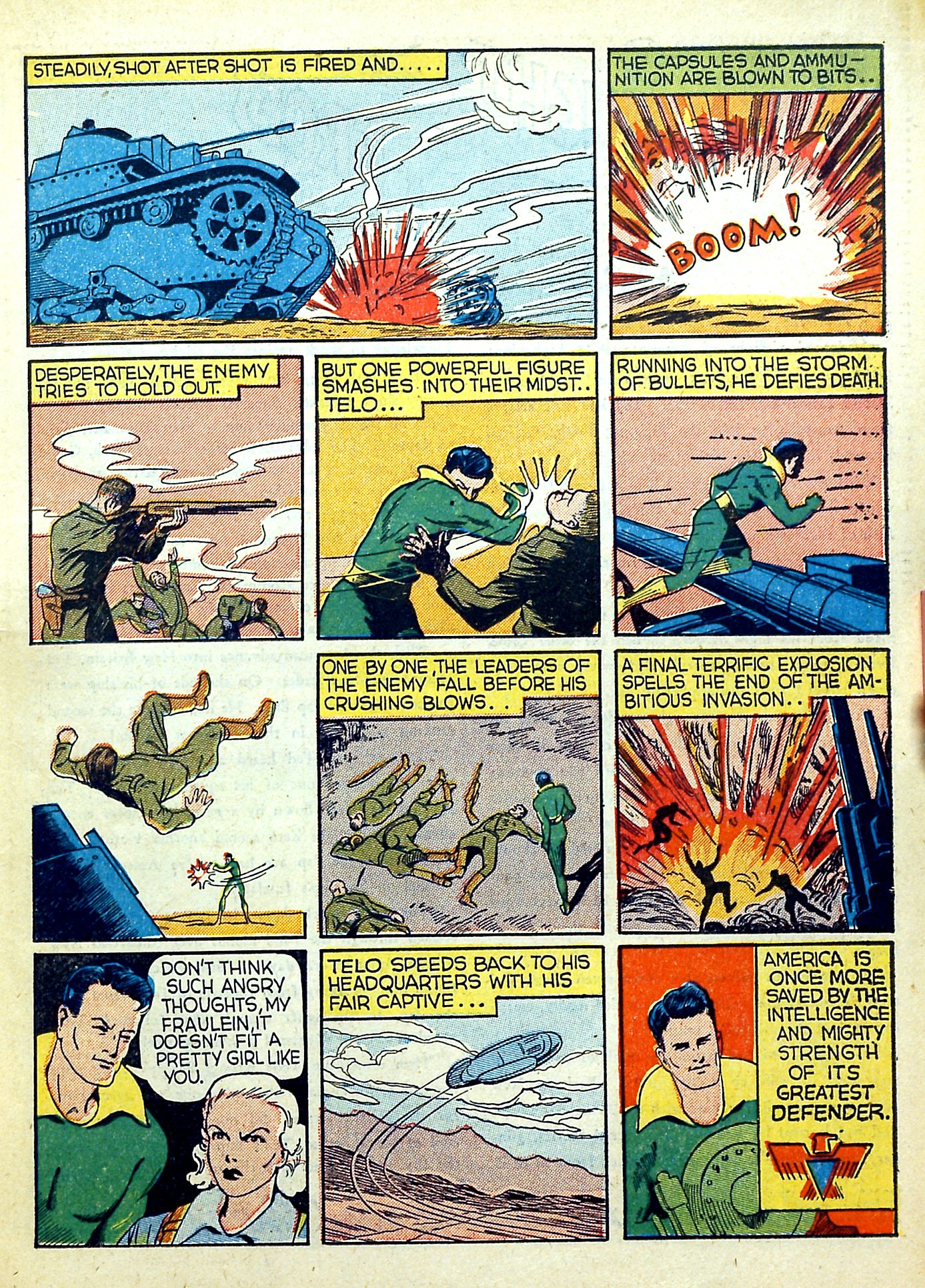 Read online Captain Flight Comics comic -  Issue #3 - 23