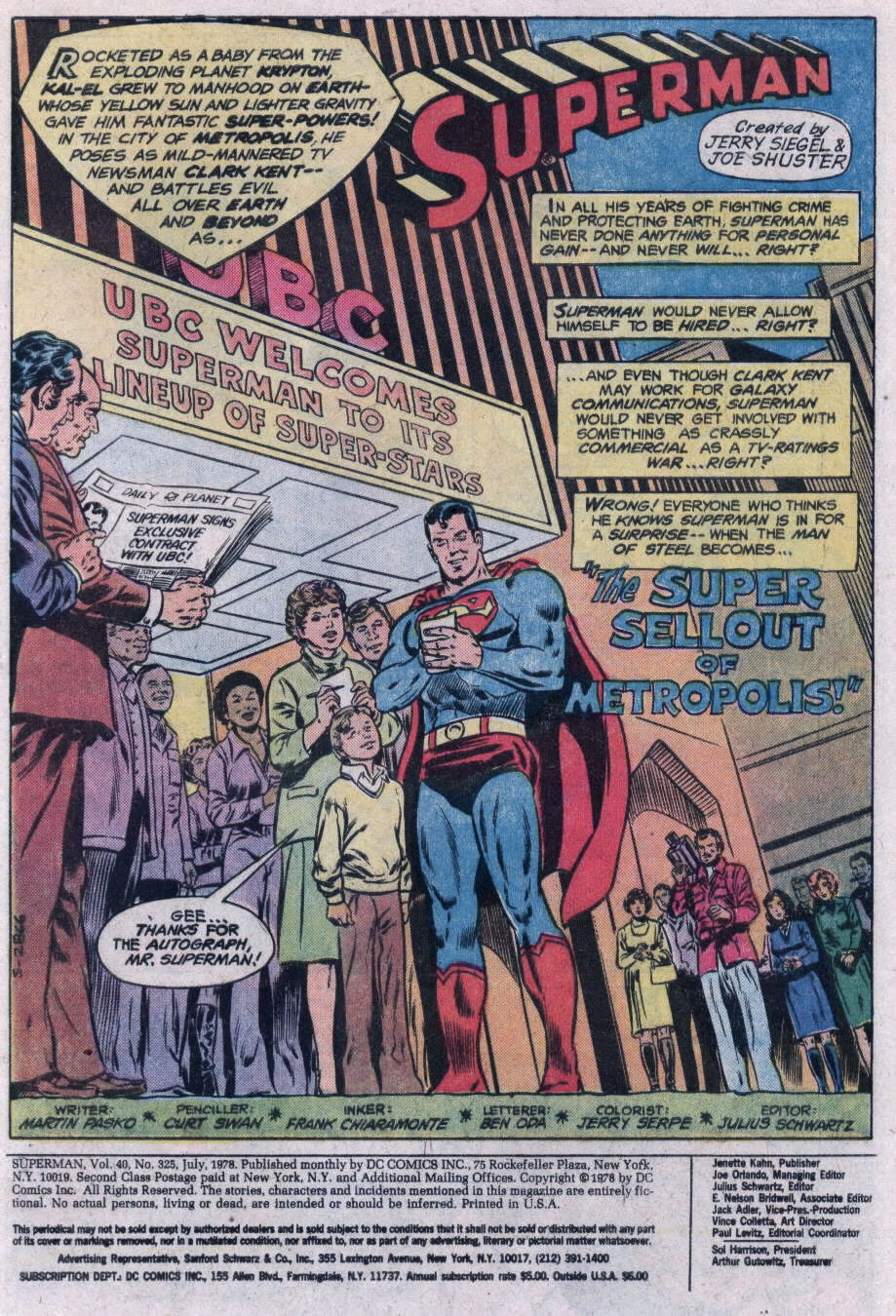 Read online Superman (1939) comic -  Issue #325 - 2