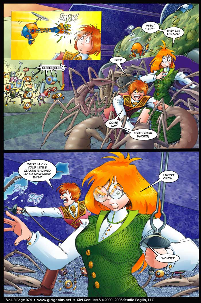 Read online Girl Genius (2002) comic -  Issue #3 - 72