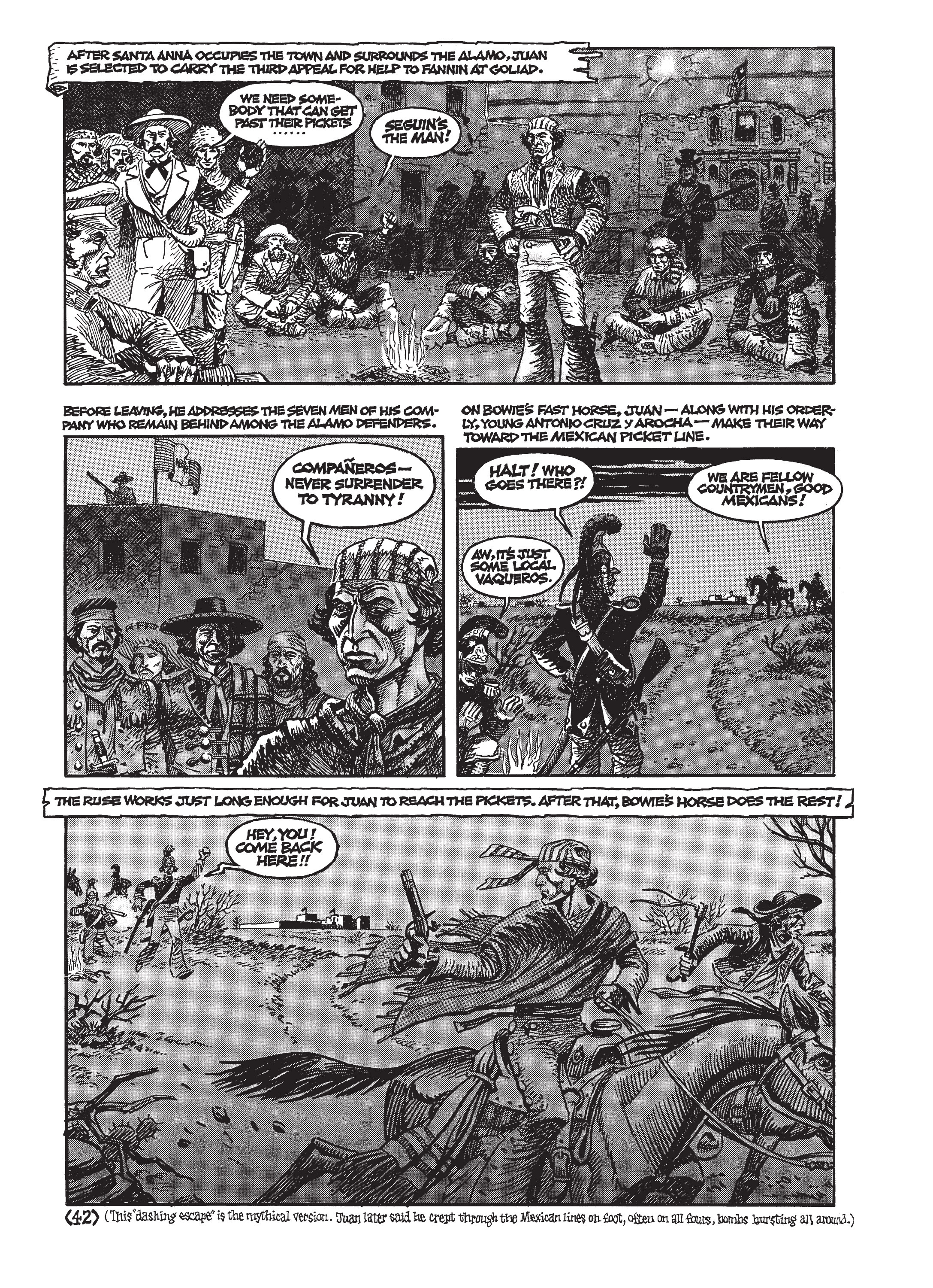 Read online Jack Jackson's American History: Los Tejanos and Lost Cause comic -  Issue # TPB (Part 1) - 46