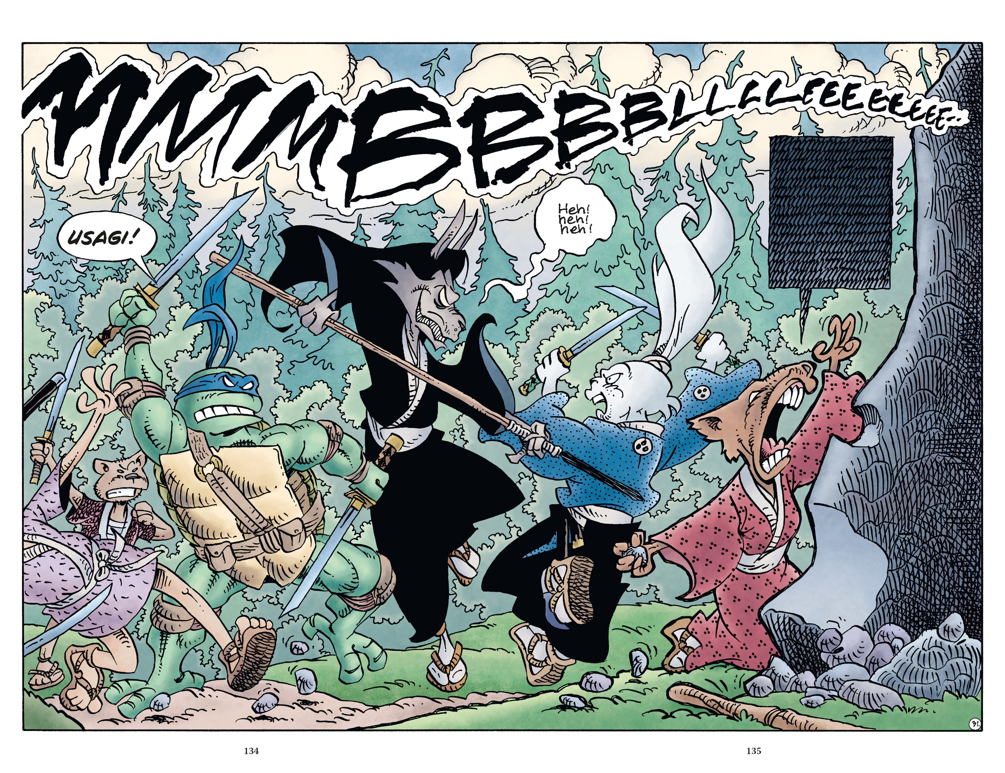 Read online Usagi Yojimbo/Teenage Mutant Ninja Turtles: The Complete Collection comic -  Issue # TPB (Part 2) - 26