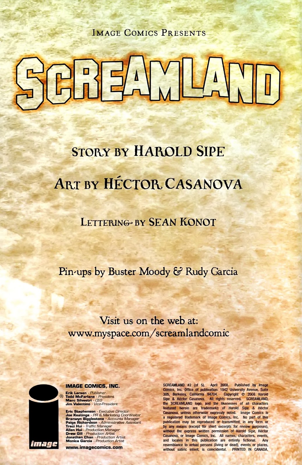 Screamland issue 2 - Page 2