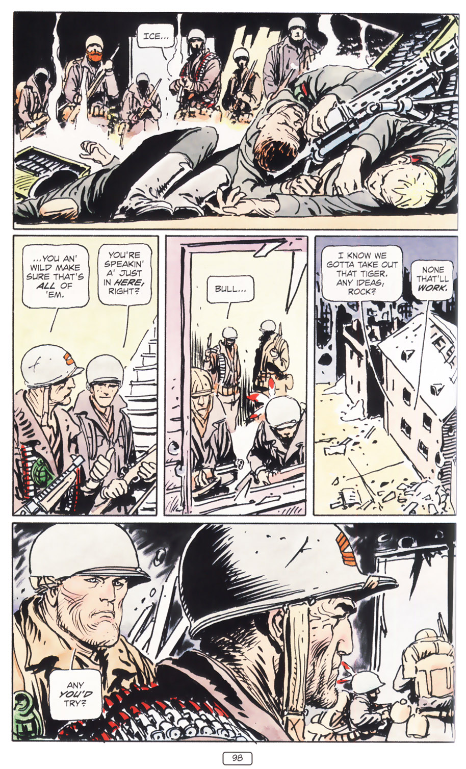 Read online Sgt. Rock: Between Hell & A Hard Place comic -  Issue # TPB - 104