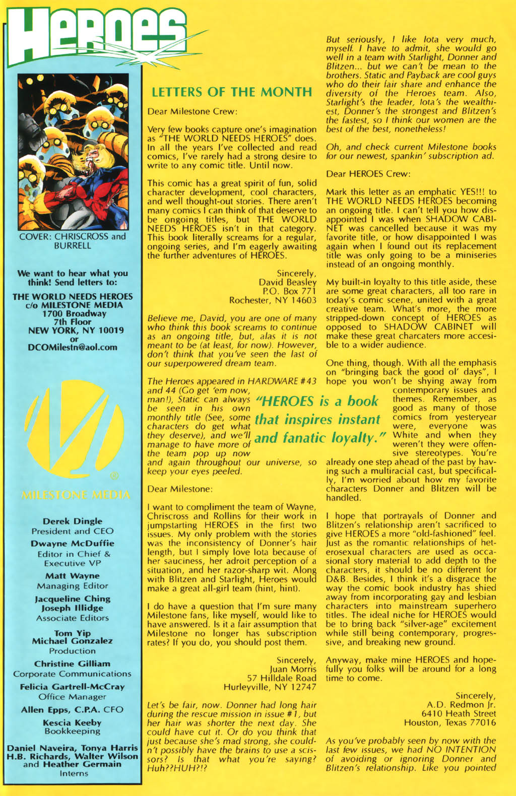 Read online Heroes (1996) comic -  Issue #6 - 24