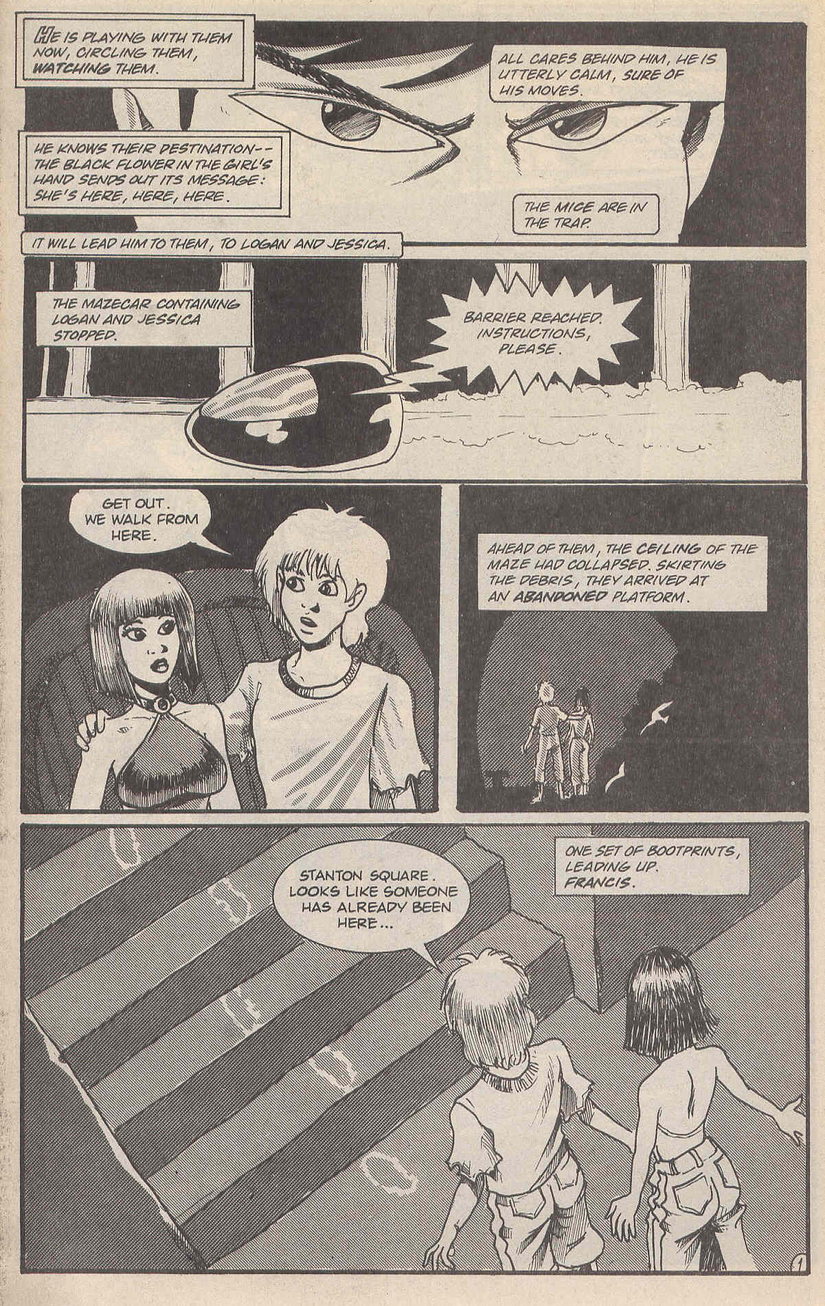 Read online Logan's Run (1990) comic -  Issue #6 - 3