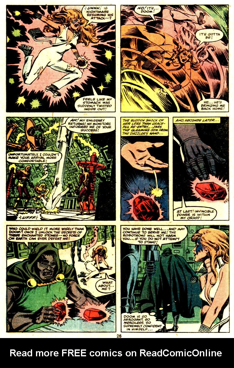 Read online Dazzler (1981) comic -  Issue #4 - 20
