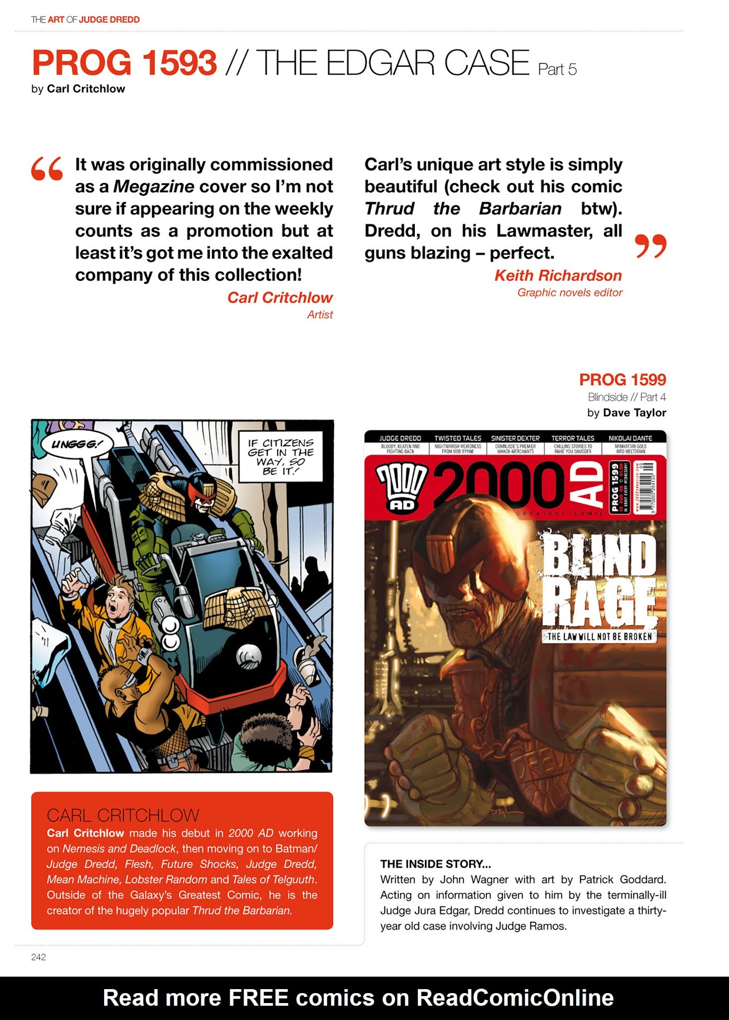 Read online The Art of Judge Dredd: Featuring 35 Years of Zarjaz Covers comic -  Issue # TPB (Part 3) - 60