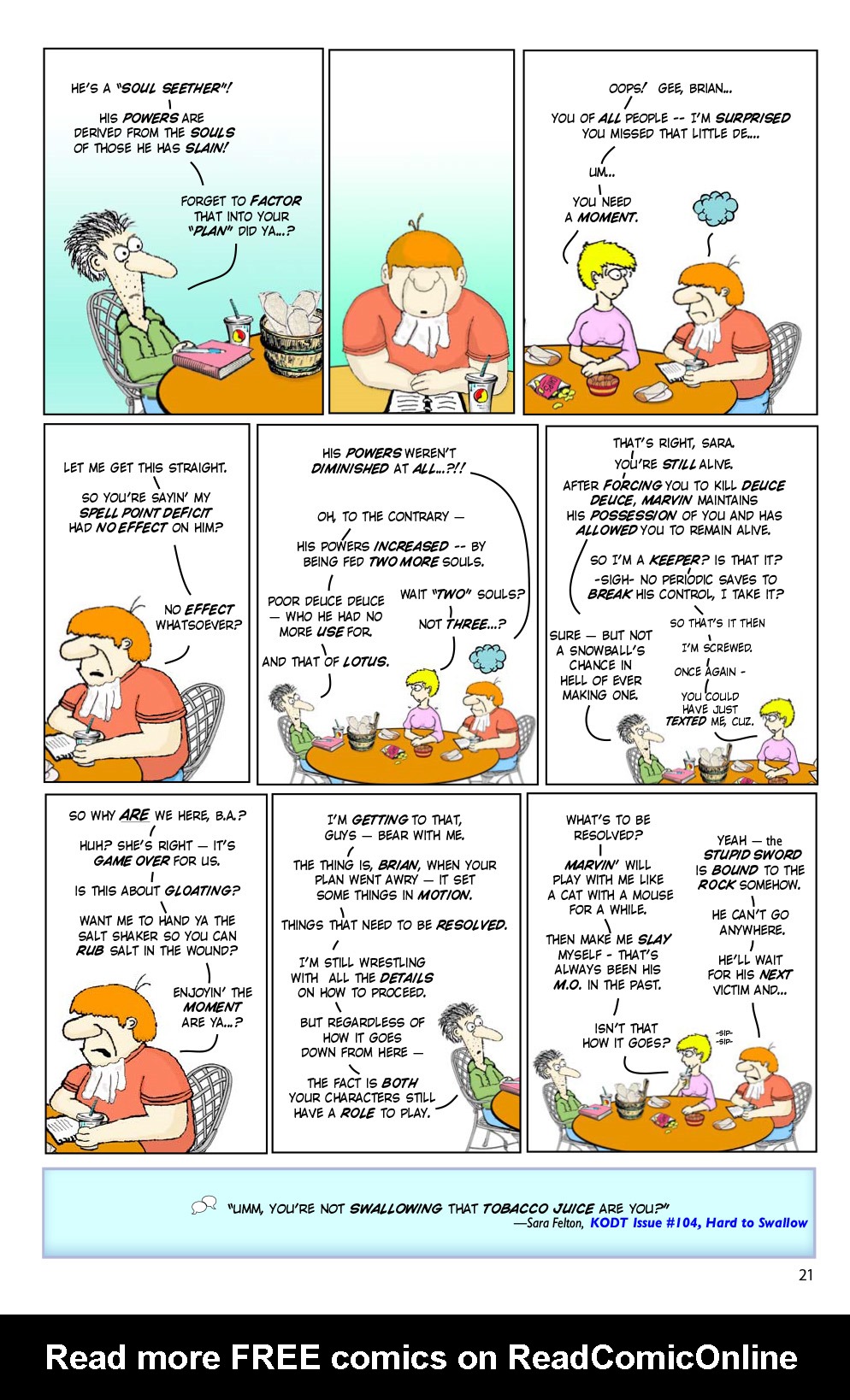 Read online Knights of the Dinner Table comic -  Issue #206 - 23