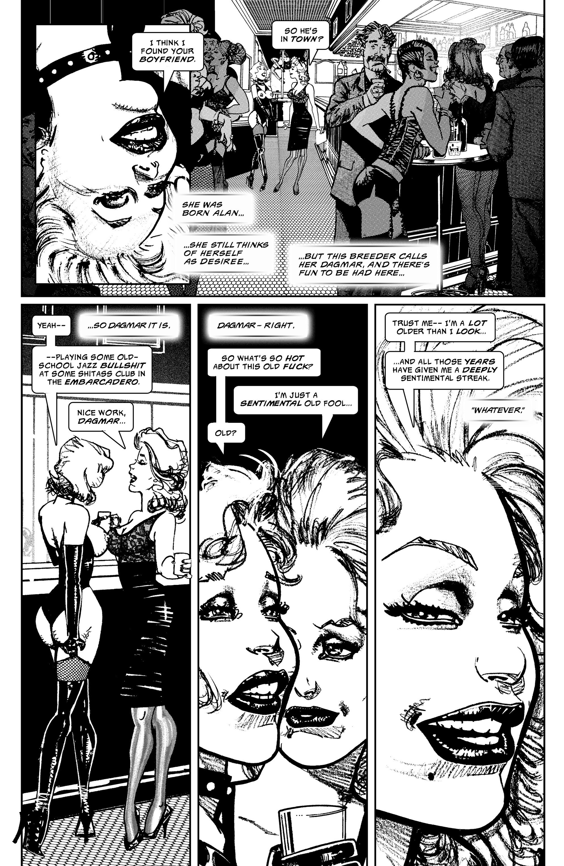 Read online Black Kiss II comic -  Issue #6 - 7