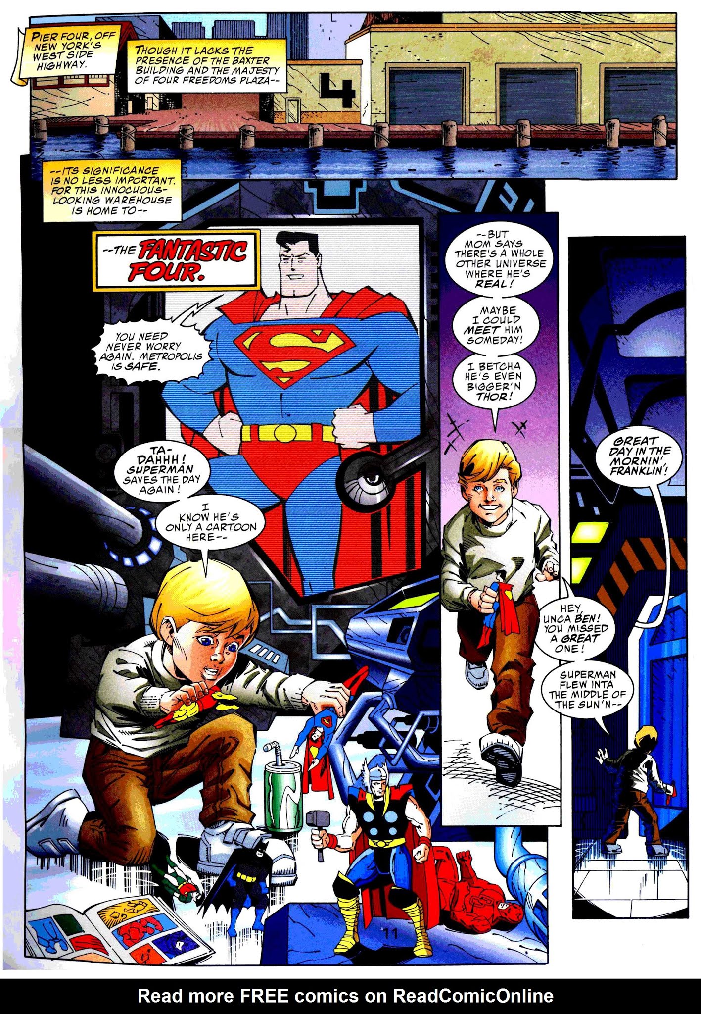 Read online Superman/Fantastic Four comic -  Issue # Full - 13