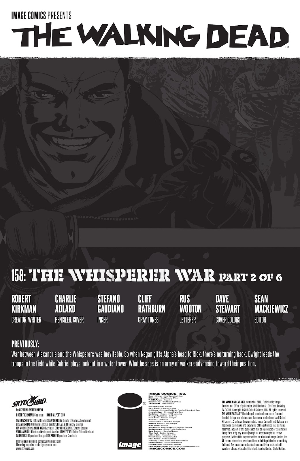 The Walking Dead issue 158 - Page 2